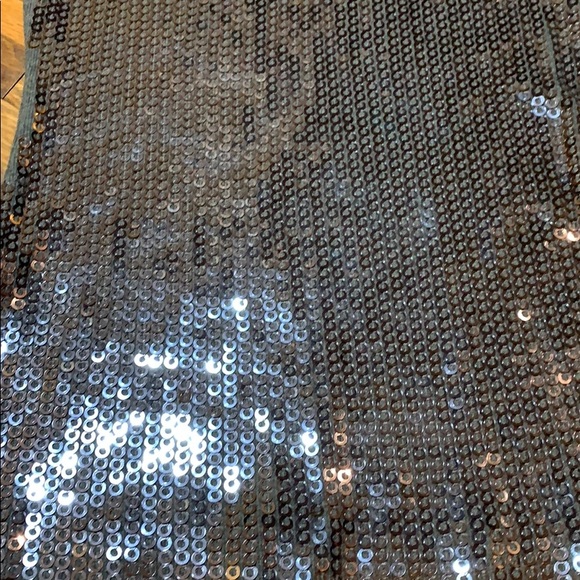 Sequined gray silver express tank top - Picture 2 of 3
